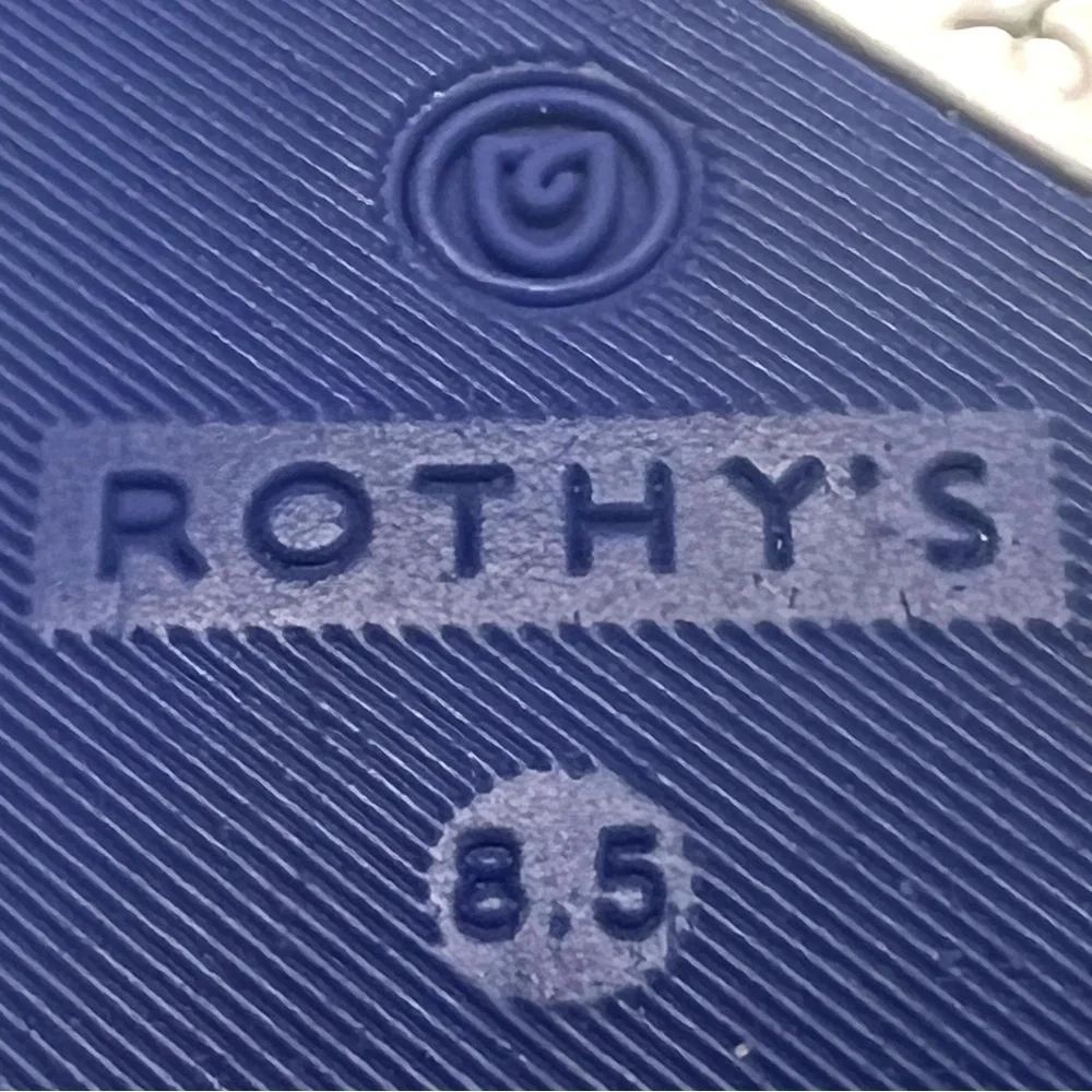 Rothy’s The Original Slip On Sneakers Saltwater Honeycomb Weave Comfort Shoe 8.5 - Picture 13 of 16